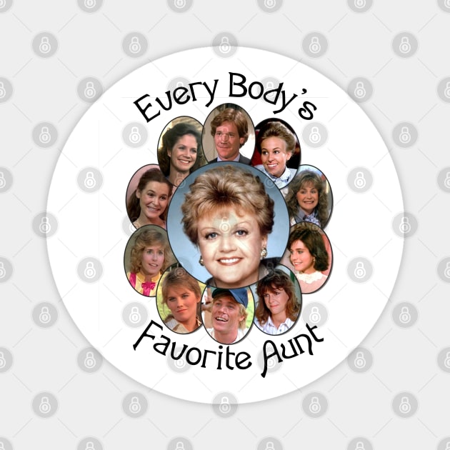 Everybody's Favorite Aunt Jessica Fletcher Magnet by MurderSheWatched